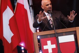 Le conseiller fédéral Alain Berset a prononcé mardi à Lausanne son 25e discours de 1er Août en tant que ministre durant douze ans.